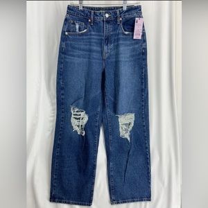 Wild Fable Destroyed Baggy Mom Denim Jeans Size 8/29R - NWT